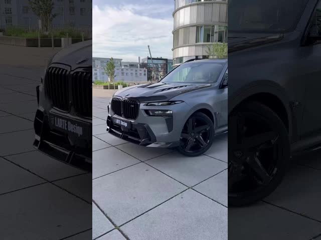 BMW X7 カーボンファイバー ボディキット X7 LD スタイル カーボンファイバー フロントリップディフューザー スポイラー フッド 輪弧