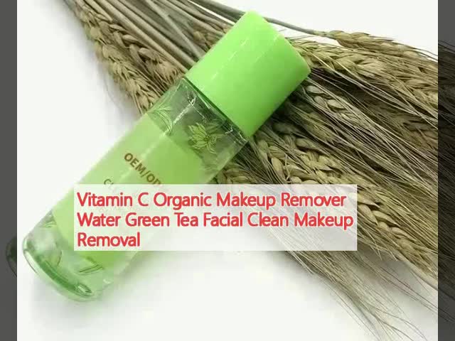 Vitamin C Organic Makeup Remover Water Green Tea Facial Clean Makeup Removal
