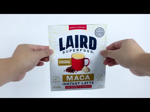 カスタム印刷 タンパク質 牛乳粉末 コーヒー豆 プラスチック 包装袋 ザイプ 包装袋