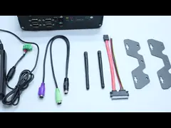 Boîte industrielle Fanless de COM 2 Lans 8 USB de LPT 6 de PCIE Mini Pc Intel I5 I7 GPIO