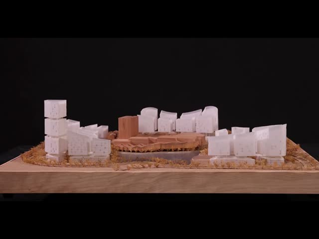 HSA 1/ 500 コメン メディカル本部ビル 建築スケールモデル