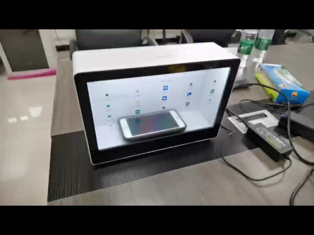 スマート透明液晶ディスプレイキャビネット 3Dホログラム 透視液晶ディスプレイ
