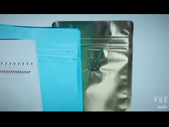 Adhesive Seal Flat Bottom Bag Custom Printing