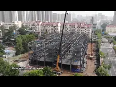 Portal Frame Prefabricated Commercial Warehouse Industrial Prefab Fabricated Workshop Construct Steel Structure Building Price