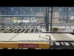 La machine minérale de panneau de plafond de fibre d'opération automatique avec imperméable/ignifugent