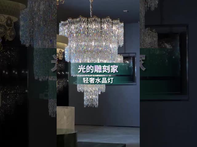Шкентель круга Dimmable роскошный освещает подгонянный свет шкентеля серого цвета дыма Кристл Rustproof