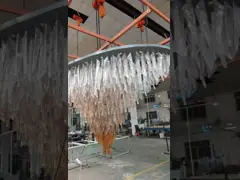 Grote grootte buitenshuis op maat gemaakt project hanglamp op maat gemaakt kandelaars