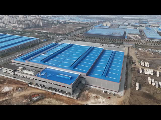 カスタマイズされたCAD図面溶接H鋼鉄骨構造建物、ワークショップ訪問と様々なデザインでのチェックイン