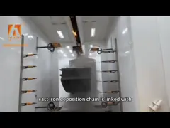 Автоматический сенсорный экран горизонтальная линия покрытия порошком 16 PCS стандарт