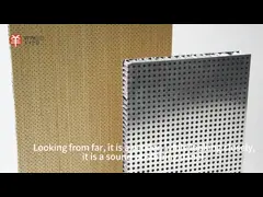 Panneaux acoustiques micro-perforés en MDF 12 mm 15 mm 18 mm pour les murs et les plafonds intérieurs