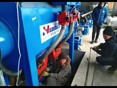 Équipement de revêtement par extrusion de type O à grande échelle 2LPE / 3LPE pour la fabrication de tuyaux video