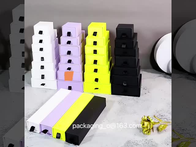 Caixa de embalagem cosmética de papel cartão de presente de luxo