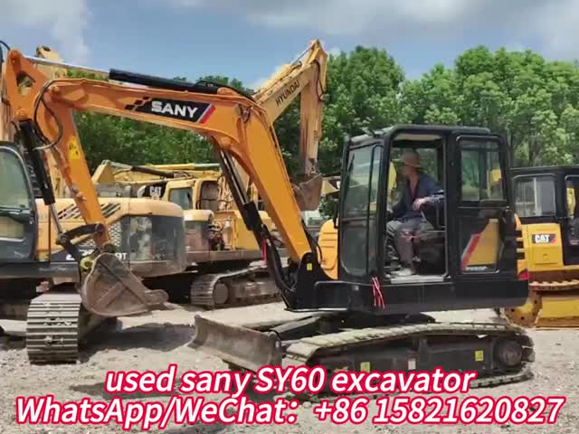 維持が簡単 効率的な Sany SY60C 掘削機 建設用機械