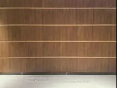 2/2/0.7mm Wooden Finish Invisible Microperforated Acoustic Panel For Walls Soundproof Board