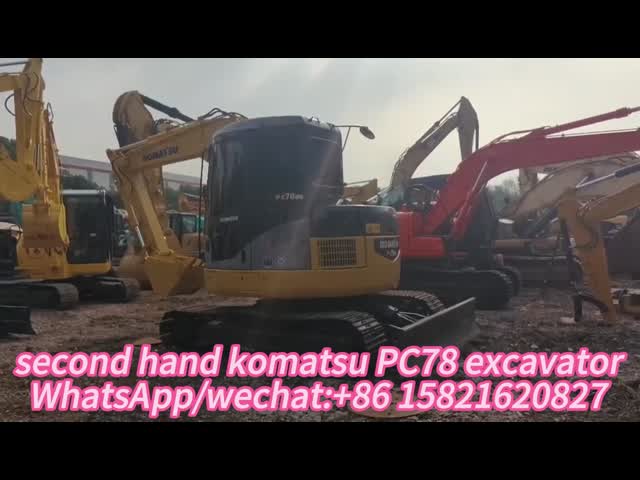 コンパクト 中古 コマツー PC78US 掘削機 7 トン コマツー クローラー 掘削機