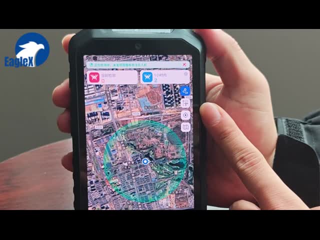 FPVハンドヘルドドローン検出器 4KM 4000M 遠距離携帯携帯DJI UAV AUTEL検出 消極検出器 ドローン