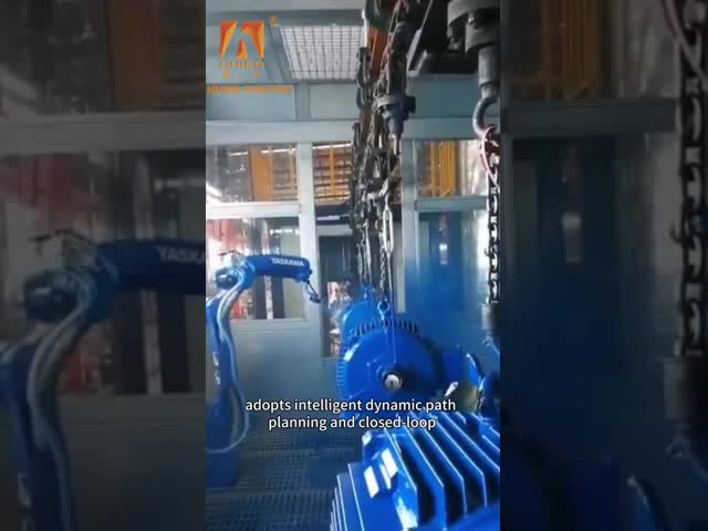 電気噴霧塗装器 静電塗装ライン ±5ミクロン塗装精度 60%以上塗料利用率 ビデオ