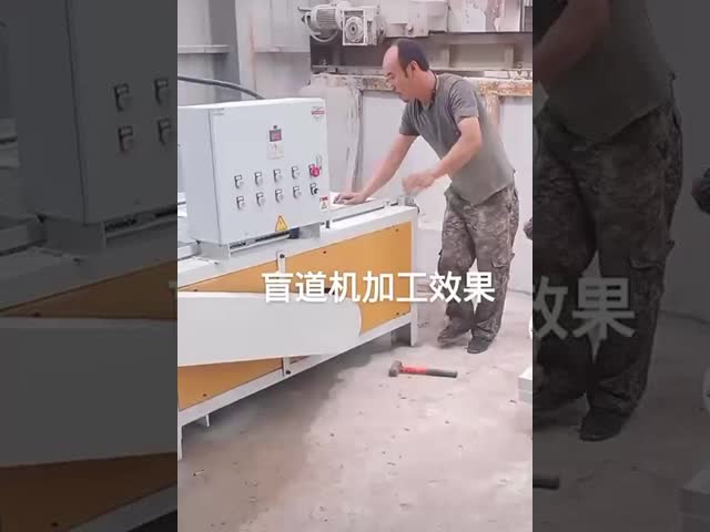 オートマティック 給餌 ブラインド 道路 石 機械 石 溝 機械