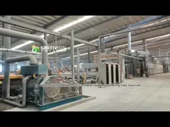 Chaîne de production minérale efficace élevée de panneau de plafond de fibre avec l'isolation thermique