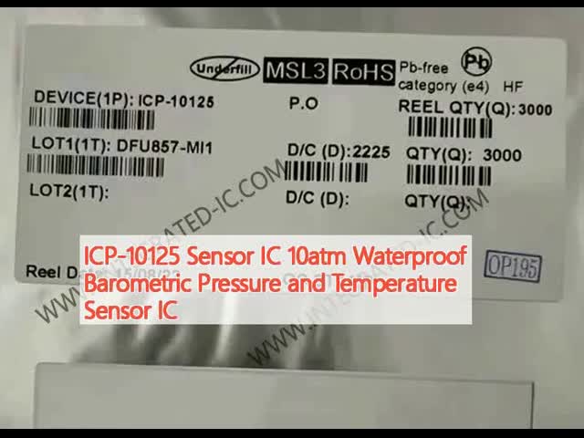 ICP-10125 Sensor IC 10atm Waterproof Barometric Pressure and Temperature Sensor IC