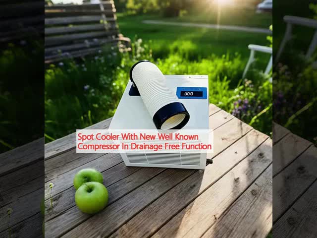 4 Wheels Outdoor Portable Air Conditioner Flexible Movement Portable Outdoor Ac Unit