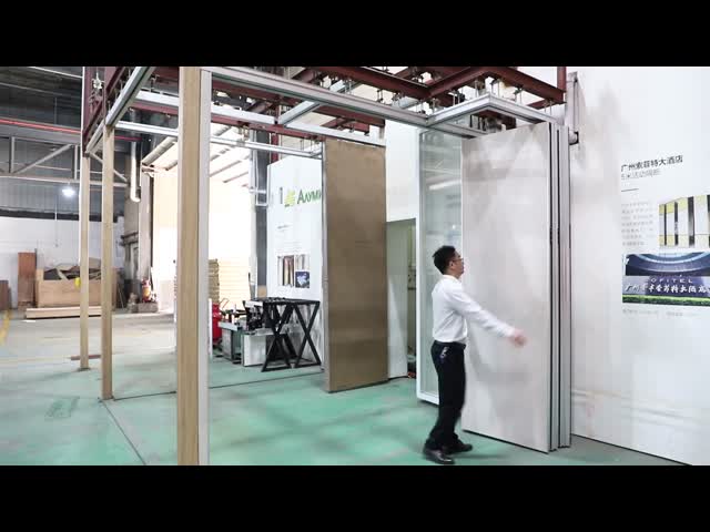 AE Sliding Partition Door - 89mm Soundproof Movable Wall for Offices