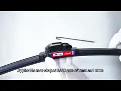 Noise Reduction Auto Composite Wiper for 18 Inches Windshield Quiet and Long-lasting