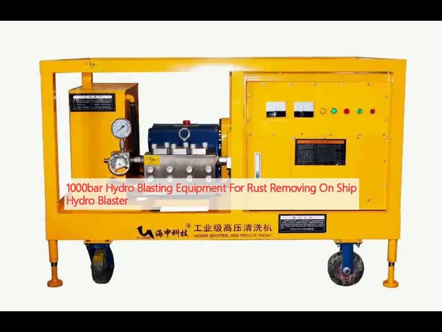 hidro equipamento 1000bar de sopro para a oxidação que remove no hidro dinamitador do navio