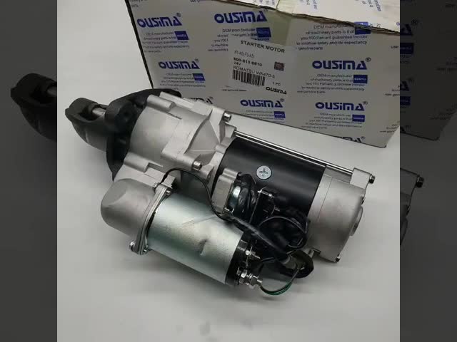 600-813-6610小松の積込み機の部品Wa470-3のための開始モーター アッセンブリ