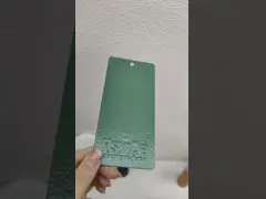 Highly Durable Wrinkle Green Powder Coating for Covering Defects and Inperfections