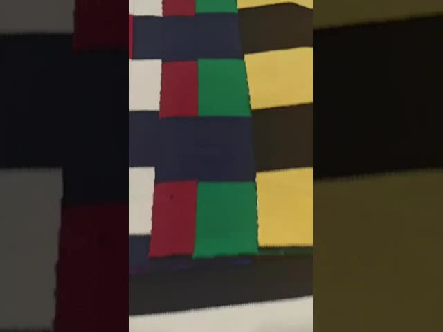 Low Shrinkage Yarn Dyed Stripe Knit Fabric 100% Cotton Texture 40S