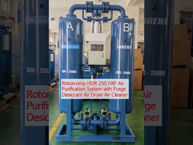 Rotorcomp HDR-250HXF 空気浄化システム 乾燥剤を浄化した空気乾燥機 空気浄化器