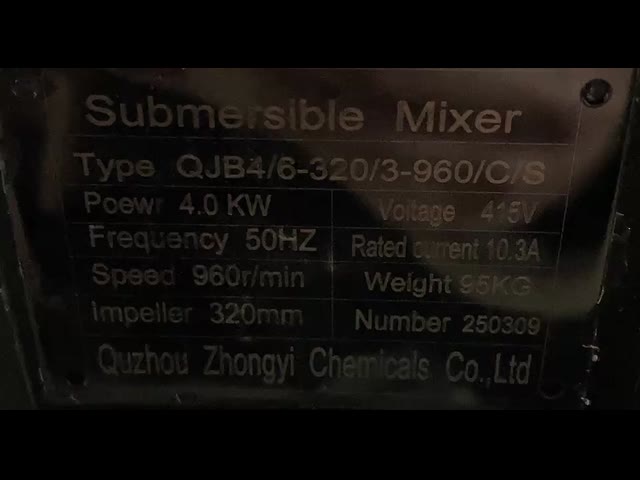Industrial Submersible Agitator With IP68 Protection Grade Ultimate Mixing Solution