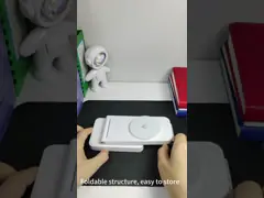 Chargeur sans fil compact de 5W de puissance maximale pour le chargement des écouteurs en noir blanc violet gris