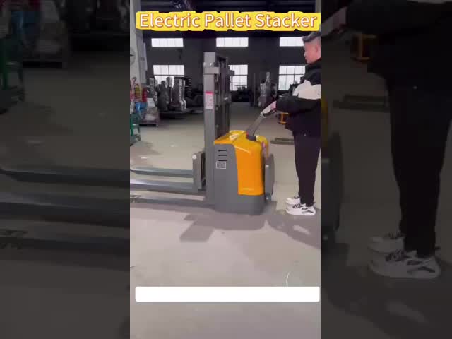 工業用電動パレットスタッカー