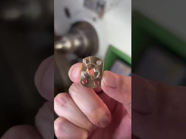 CNC точность поворачиваемые компоненты Круглое кольцо с радиусом фланца CNC 17-4PH Нержавеющая сталь Части Никельное покрытие
