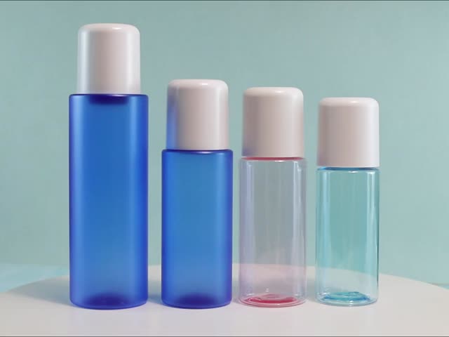 マット透明プラスチックボトル 500ml 300ml 200ml PETプラスチック化粧品ボトル