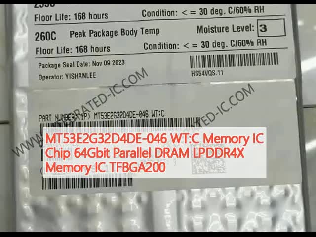 Microplaqueta INSTANTÂNEA 24-FBGA 166MHz do circuito integrado de IC S71KS512SC0BHB003 da memória da GOLE