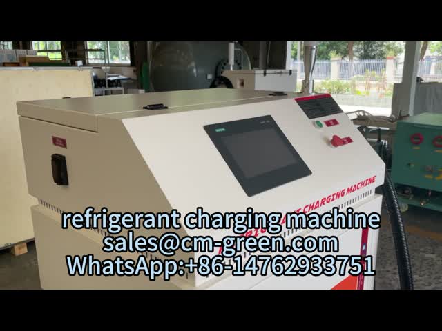 hydrocarbon R290 fully automatic freon R134a R290 heat pump refrigerant charging equipment