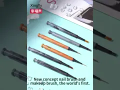 Cat kuku Sikat kepala Gel cat kuku Polish Art kuku Sikat pena dengan sikat yang bisa diganti