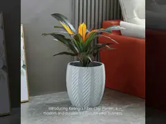 Planta de arcilla de fibra recubierta en polvo de alta durabilidad para casa