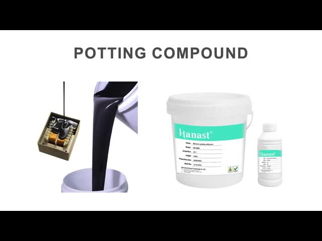 Waterproof Electronic Silicone Gel Liquid 2 Component RTV Potting Compound