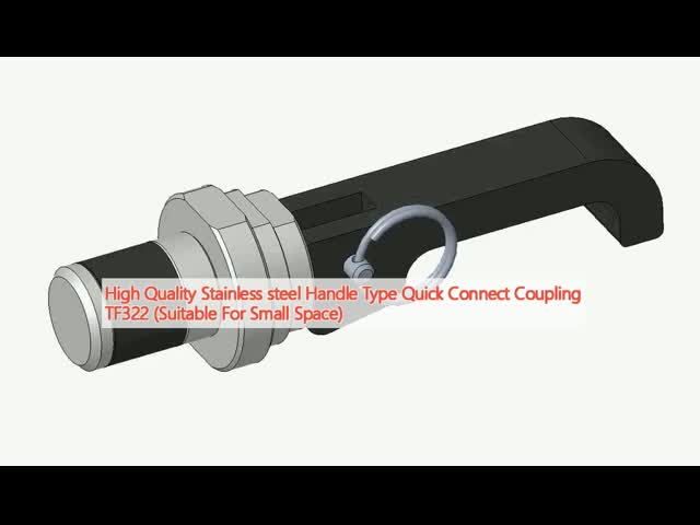 Stainless Steel Handle Type Quick Connect Coupling TF322  For Small Space