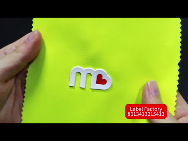 High End 3d Custom Clothing Patches PVC /  Rubber /  Silicone Labels For Clothing
