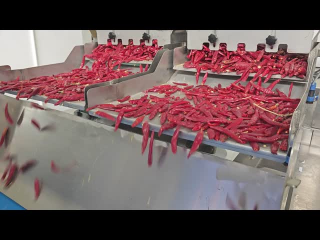 Chili Pepper Sorter, AI Sorting Machine That Integrates Recognition, Sorting, And Statistics