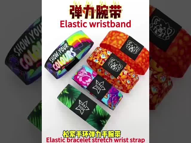 弾性ポリエステル 再利用可能なRFID ブレスレット 腕帯 カスタマイズされた布 NFC スポーツ 腕帯