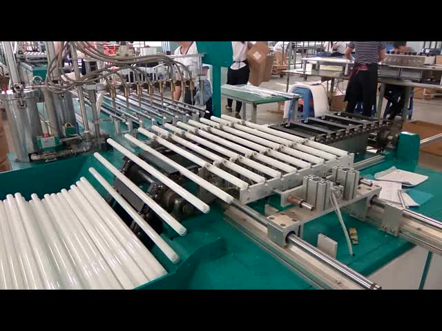 Automatic Glue Dispensing Machine 800pcs/H Dispensing Equipment For T8 Glass Tube
