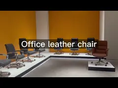 Sedile da ufficio nero a rotelle rotative in PU