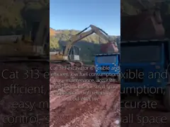 Second-Hand Caterpillar Low Working Hours 313 Hydraulic Crawler Excavator