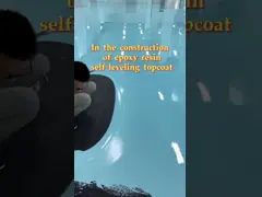 High Gloss Topcoat Self Leveling Epoxy Floor Coating For Factories Warehouses